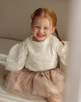 Balloon Top Lace | Wit