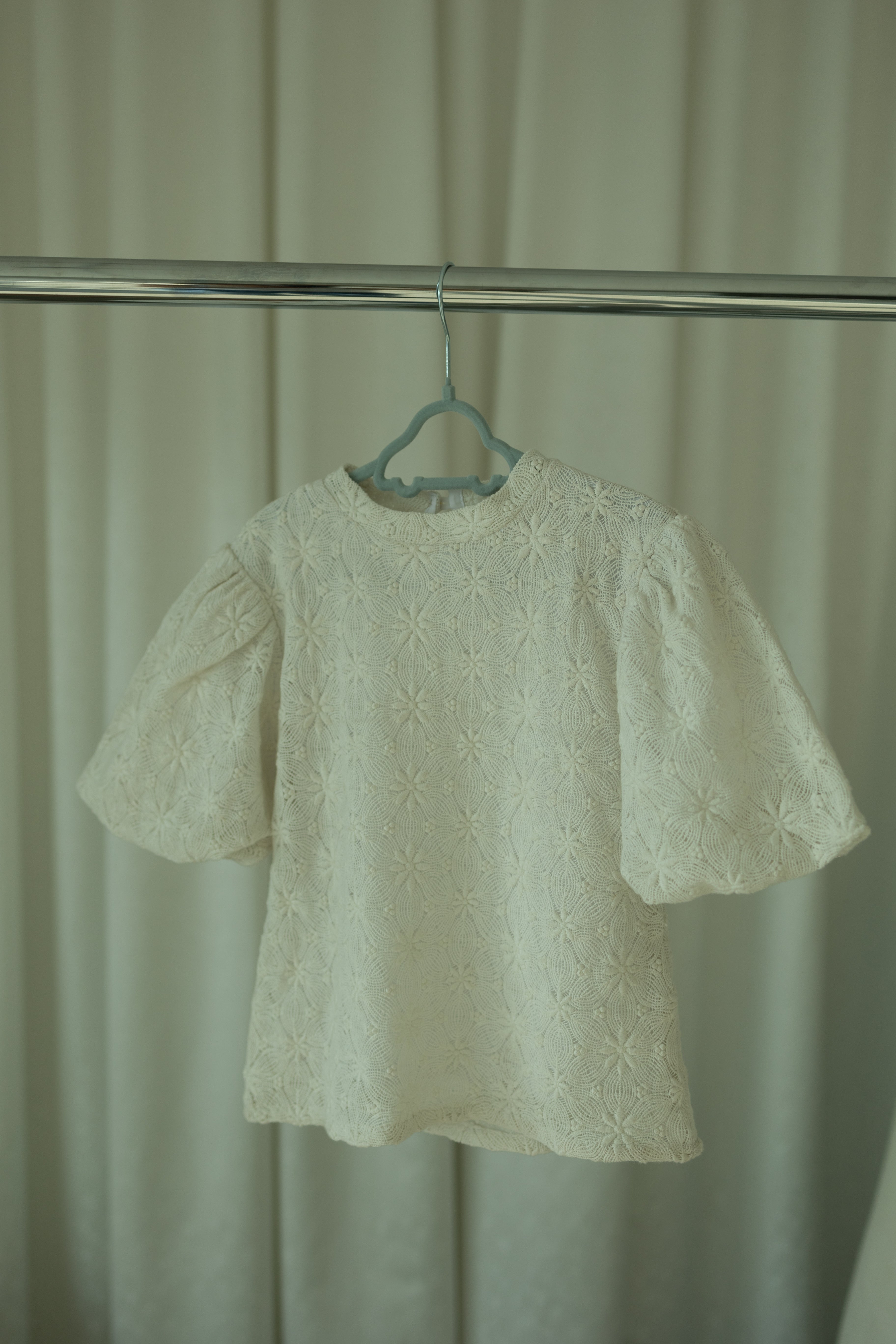 Balloon Top Lace | Wit