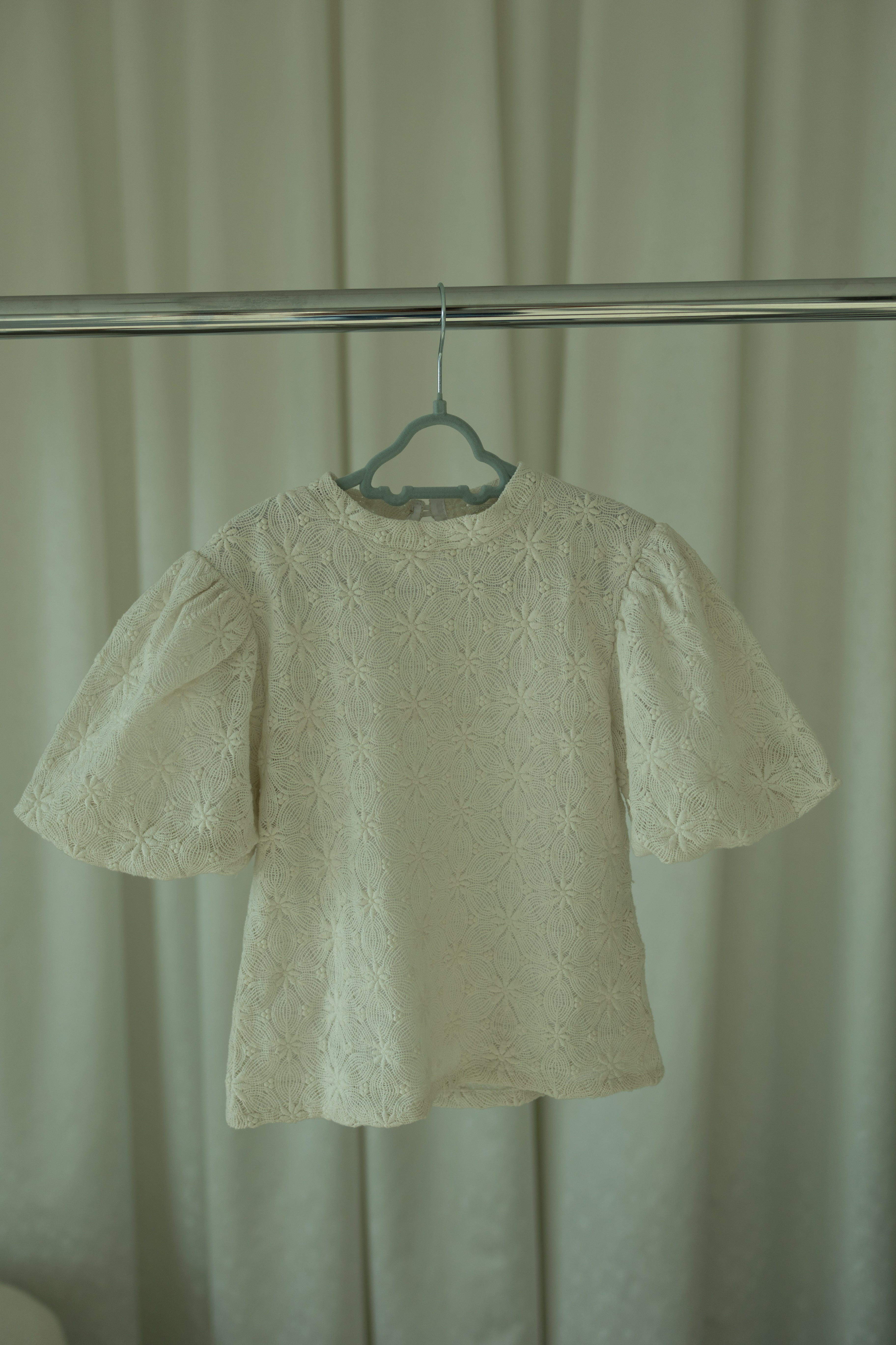 Balloon Top Lace | Wit