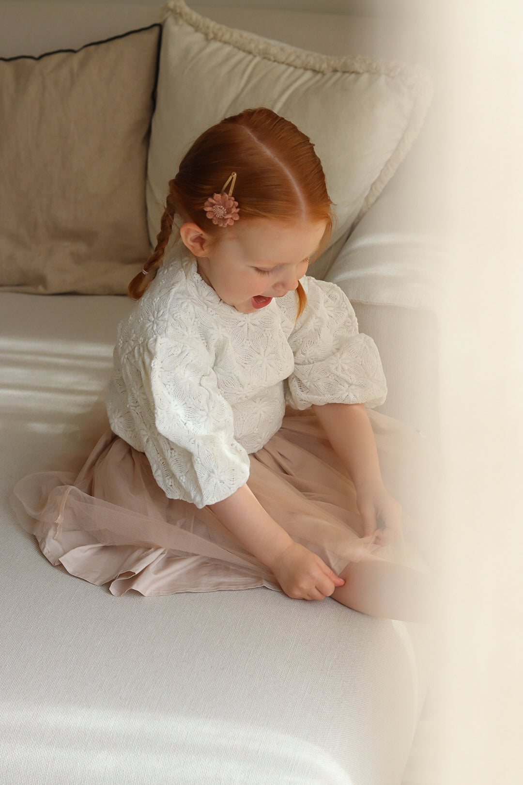 Balloon Top Lace | Wit